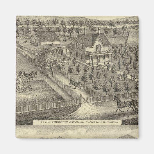 Walker, Ball residences Magneet (Voorkant)