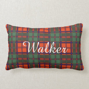 Walker clan Pset Scottish kilt tartan Kussen