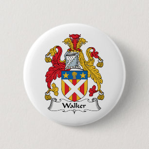 Walker Family Crest Ronde Button 5,7 Cm