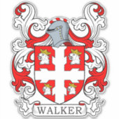 Walker Family Crest Sticker (Voorkant)