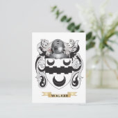 Walker Family Crest (wapen) Briefkaart (Staand voorkant)