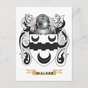 Walker Family Crest (wapen) Briefkaart
