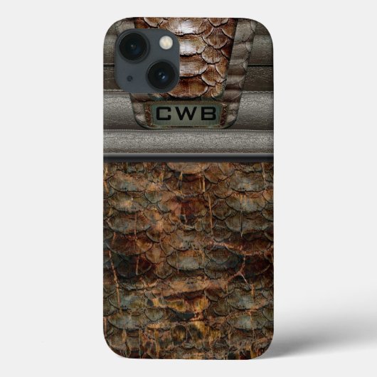 Walker Hiker Cool Monogram Case-Mate iPhone Case (Achterkant)
