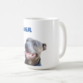 Walker Name with Staffy Bull Terrier, Coffee Mok (Voorkant rechts)