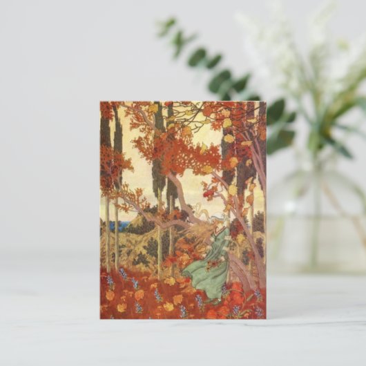 Walker's Natuur en Myth Illustrations Briefkaart (Staand voorkant)