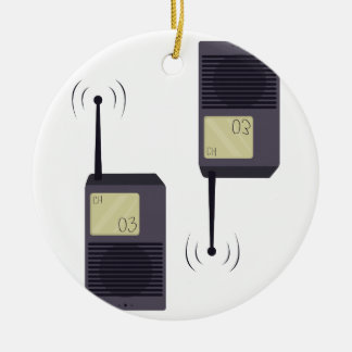 Walkie-Talkie Keramisch Ornament