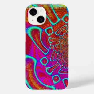 Walkin' op Sun Shine Psychedelic 3D Case-Mate iPhone 14 Hoesje