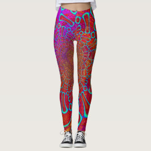 Walkin' op Sun Shine Psychedelic 3D Leggings