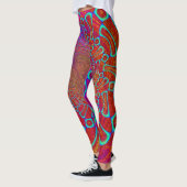 Walkin' op Sun Shine Psychedelic 3D Leggings (Links)
