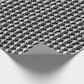 Walking Bigfoot - Smiling Sasquatch Grappige Crypt Cadeaupapier (Hoek)