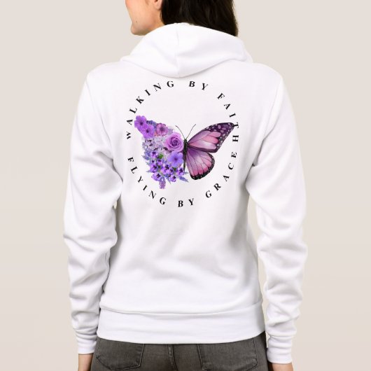 Walking by faith hoodie (Achterkant)