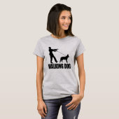 Walking Dog T-shirt (Voorkant volledig)