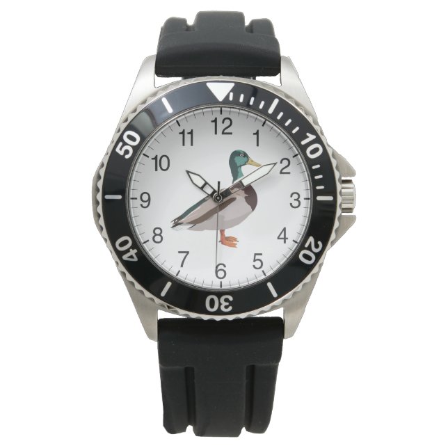 Walking Duck Horloge (Voorkant)