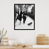 Walking Ducks in Washington, DC 1926 Poster (Keuken)