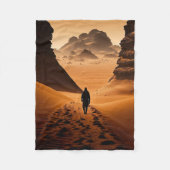 Walking Dune Fleece Blanket (Voorkant)