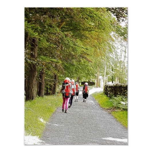 WALKING Fotouitbreiding Foto Afdruk (Voorkant)