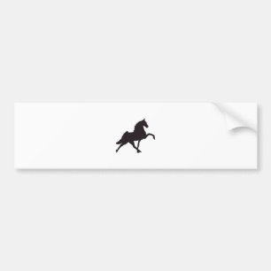 Walking Horse Silhouette Bumpersticker