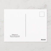 "Walking Iris 2." Briefkaart (Achterkant)