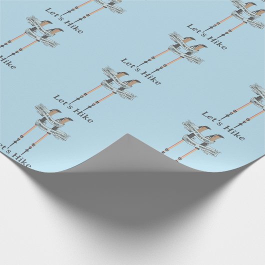 walking is the best medic Hippocrates hiking pulse Cadeaupapier (Hoek)