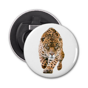 Walking Jaguar Eyes Button Flesopener