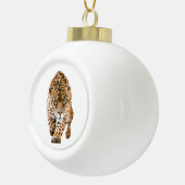 Walking Jaguar Eyes Keramische Bal Ornament (Rechts)