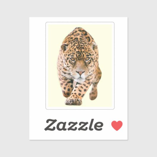 Walking Jaguar Eyes Sticker (Vel)