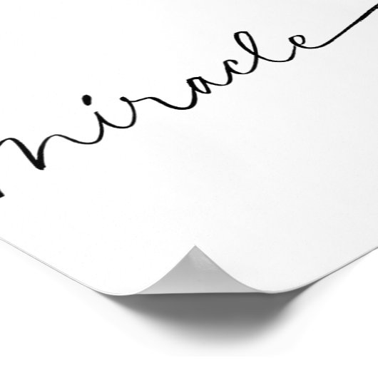 Walking Miracle Apparel Poster (Hoek)