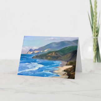 Walking My Dogs bij Devil's Slide Wenskaart Kaart