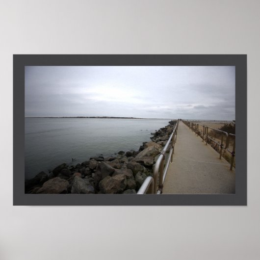 Walking Path by Ocean Poster (Devant)