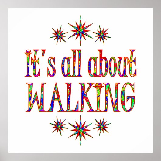 WALKING POSTER (Voorkant)