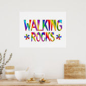 Walking Rocks Poster (Keuken)