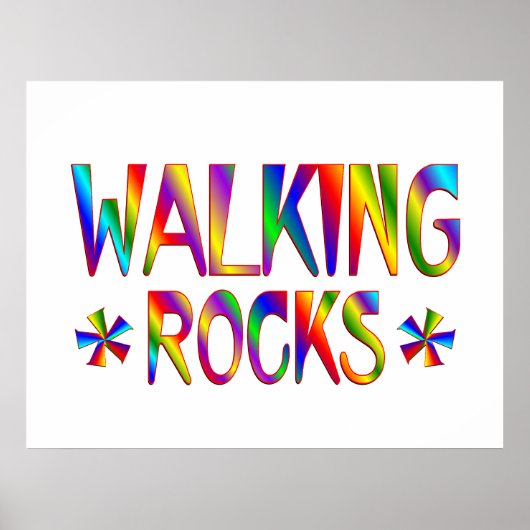 Walking Rocks Poster (Voorkant)