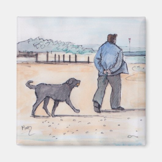 walking the dog - 07 magneet (Voorkant)