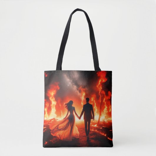 Walking Through the Fire on a Reusable Tote Bag (Devant)