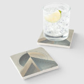 Walking True Stenen Onderzetter (Zijkant)