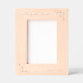 Walking with Jehovah Since 20xx Floral Script Gegraveerde Lijstjes (Voorkant)