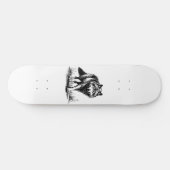 Walking Wolf Illustration Skateboard (Horz)