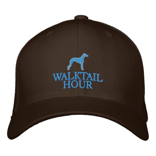 WalkTail Hour Cap Geborduurde Pet (Voorkant)
