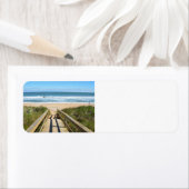 Walkway naar de strand etiket (Insitu)