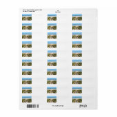 Walkway naar de strand etiket (Full Sheet)