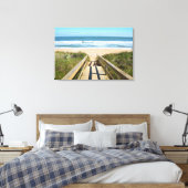 Walkway naar het strand canvas afdruk (Insitu (Slaapkamer))