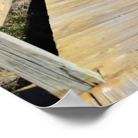 Walkway naar het strand poster (Hoek)