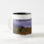 Walkway over de Hudson-Mok Tweekleurige Koffiemok (Voorkant links)