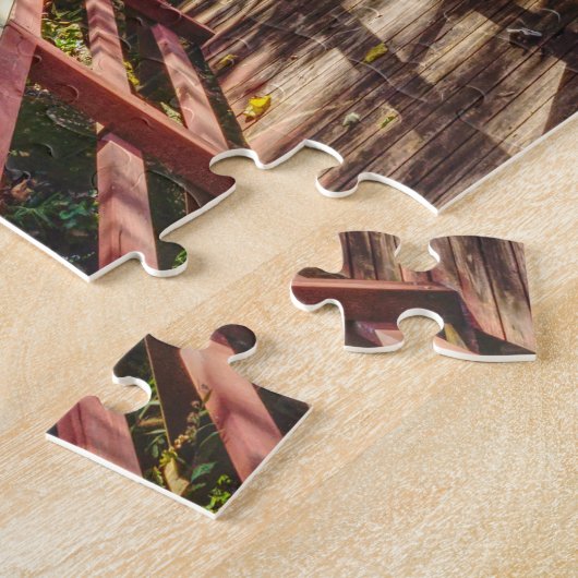 Walkway to Hodgson Mill Jigzaag Puzzle Legpuzzel (Zijkant)