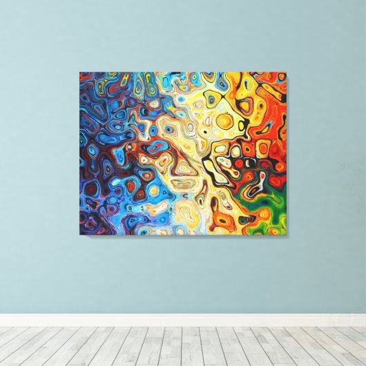 Wall Art Canvas Afdruk (Insitu (Houten vloer))