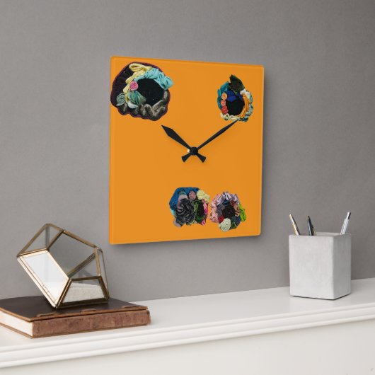 Wall Art & Décor > Clocks Vierkante Klok (Kantoor)