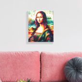 WALL ART Mona Lisa Portret beeldende kunst Schilde Canvas Afdruk (Insitu (Woonkamer))