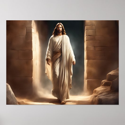 Wall Art Poster met Lord & Savior Jesus (Voorkant)