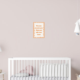 Wall Art Poster voor Kids Room (niet ingelijst)