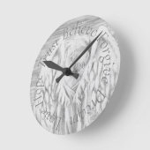 wall clock angel ronde klok (Hoek)